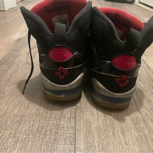 Kids Black and Red Sneakers